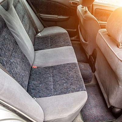 rear seat upholstery